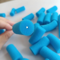 藍色防護海綿管